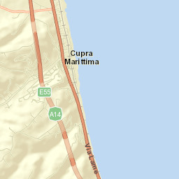 Cupra Marittima Street Map