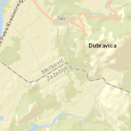 Zažablje Street Map