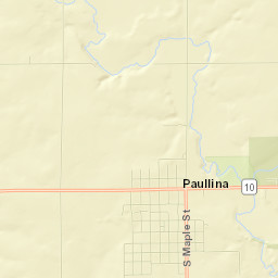 Paullina Street Map
