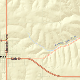 Fennimore Street Map