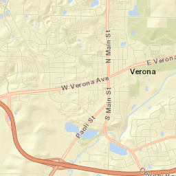 Verona Street Map