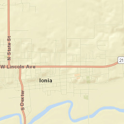 Ionia Street Map