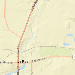 Le Roy Street Map