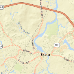 Exeter Street Map