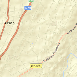 Oroso Street Map