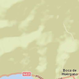 Boca de Huérgano Street Map