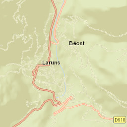 Laruns Street Map