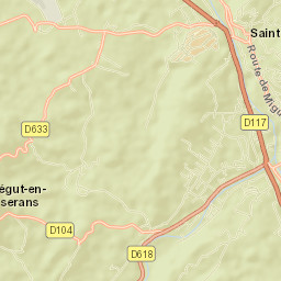 Saint-Lizier Street Map