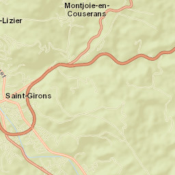 Montjoie-en-Couserans Street Map