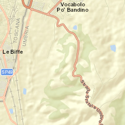 Chiusi Scalo Street Map