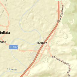 Deruta Street Map