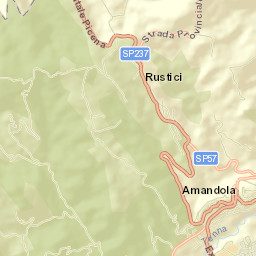 Amandola Street Map