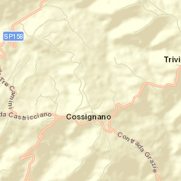 Cossignano Street Map