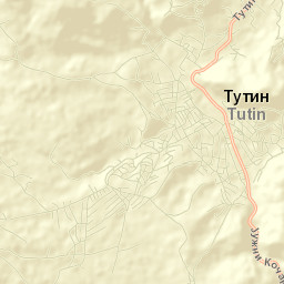 Tutin Street Map
