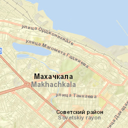 Makhachkala Street Map