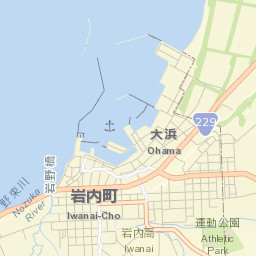 Iwanai Street Map