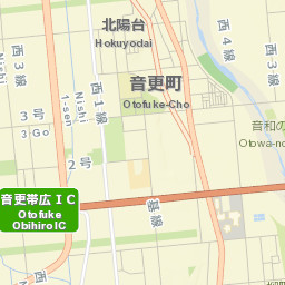 Otofuke Street Map
