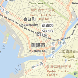 Kushiro Street Map