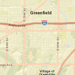 Greenfield Street Map