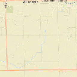 Allendale Street Map