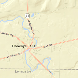 Honeoye Falls Street Map