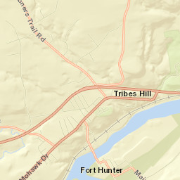 Tribes Hill Street Map