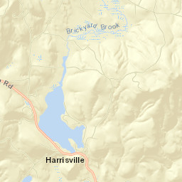 Harrisville Street Map