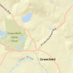 Greenfield Street Map