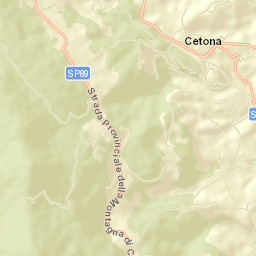 Cetona Street Map