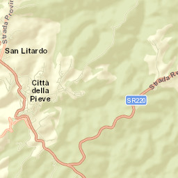 Città della Pieve Street Map