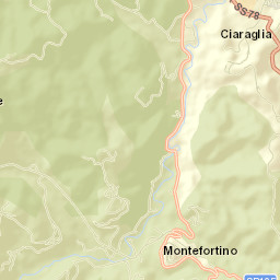 Montefortino Street Map