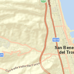 San Benedetto del Tronto Street Map