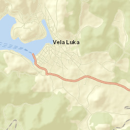 Vela Luka Street Map
