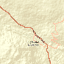 Ljubinje Street Map