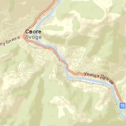 Svoge Street Map