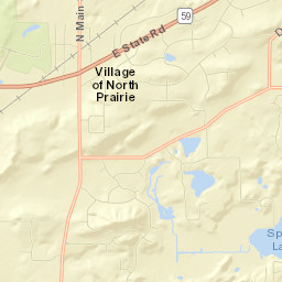 North Prairie Street Map