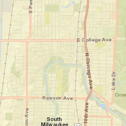 South Milwaukee Street Map