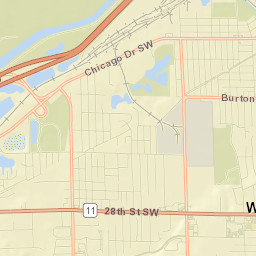 Wyoming Street Map