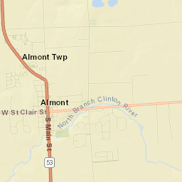 Almont Street Map