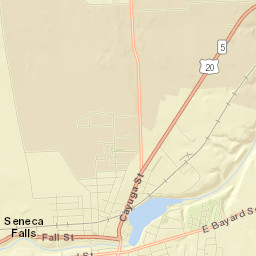 Seneca Falls Street Map