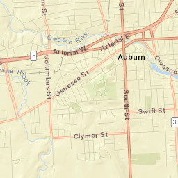 Auburn Street Map