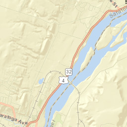 56-74 New York State Bicycle Route 9, Mechanicville Street Map