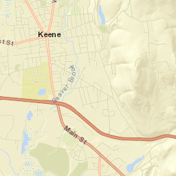 Cheshire County Street Map