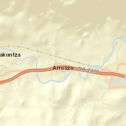 Arruazu Street Map