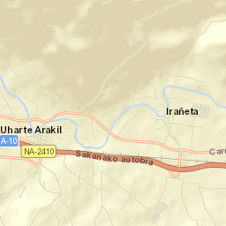 Irañeta Street Map