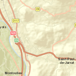 Montgaillard Street Map