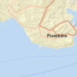 Piombino Street Map