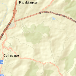 Collepepe Street Map