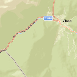 Visso Street Map
