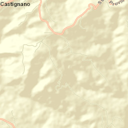 Castignano Street Map